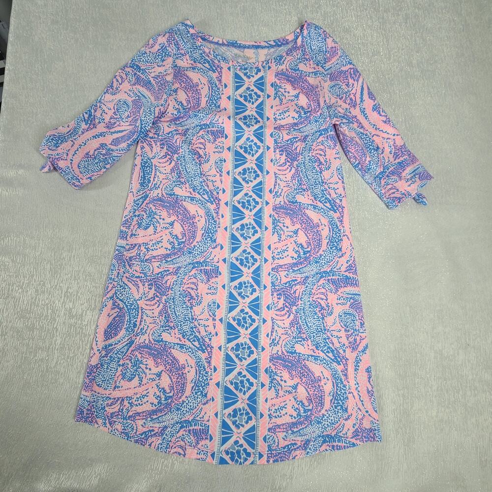 Lilly Pulitzer Preston Dress in Coastal Blue Size Medium NWT Resort wear Beachy - Picture 3 of 10